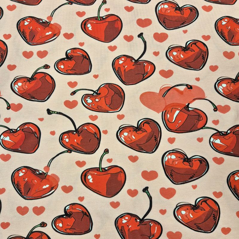 Bomullstrikå Hjärtan