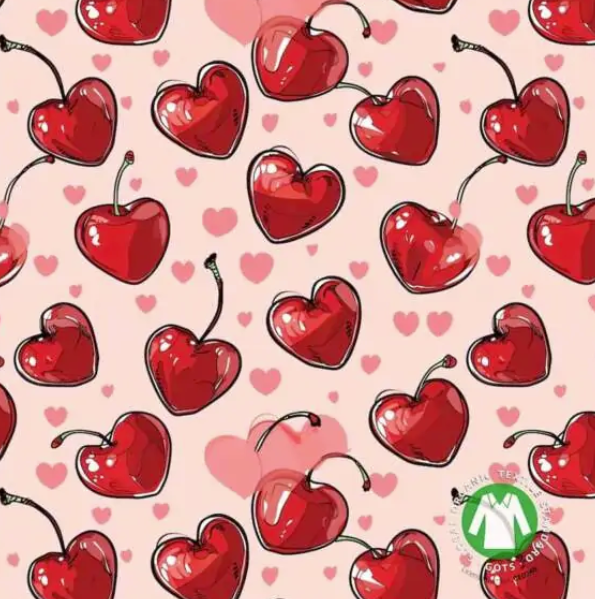 Bomullstrikå Hjärtan