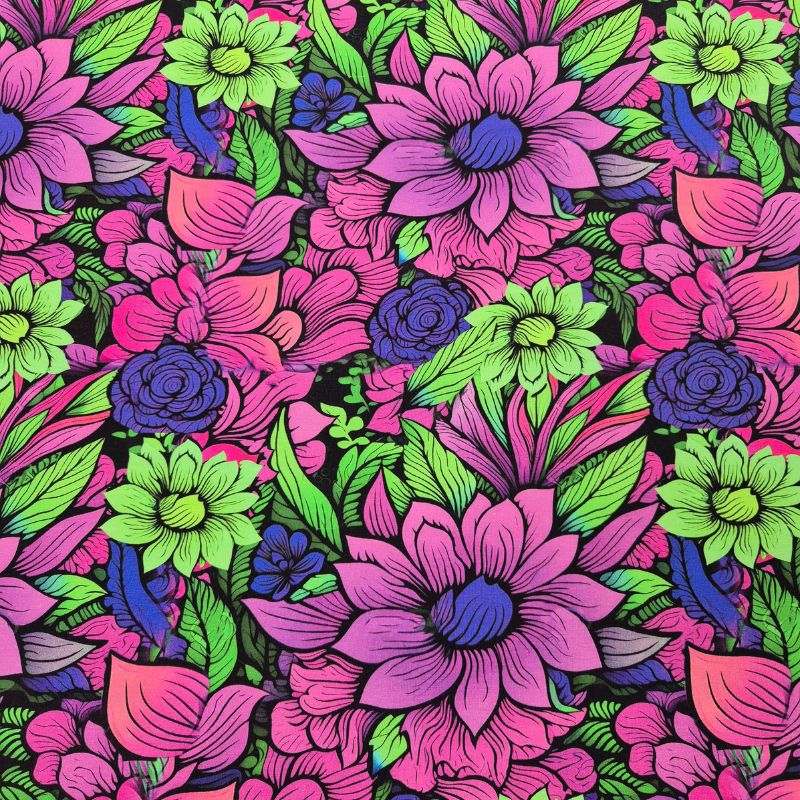 Bomullstrikå Flower art