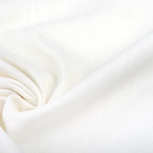 Förtvättat linnetyg Creme, 100 % linne