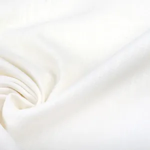 Förtvättat linnetyg - Creme