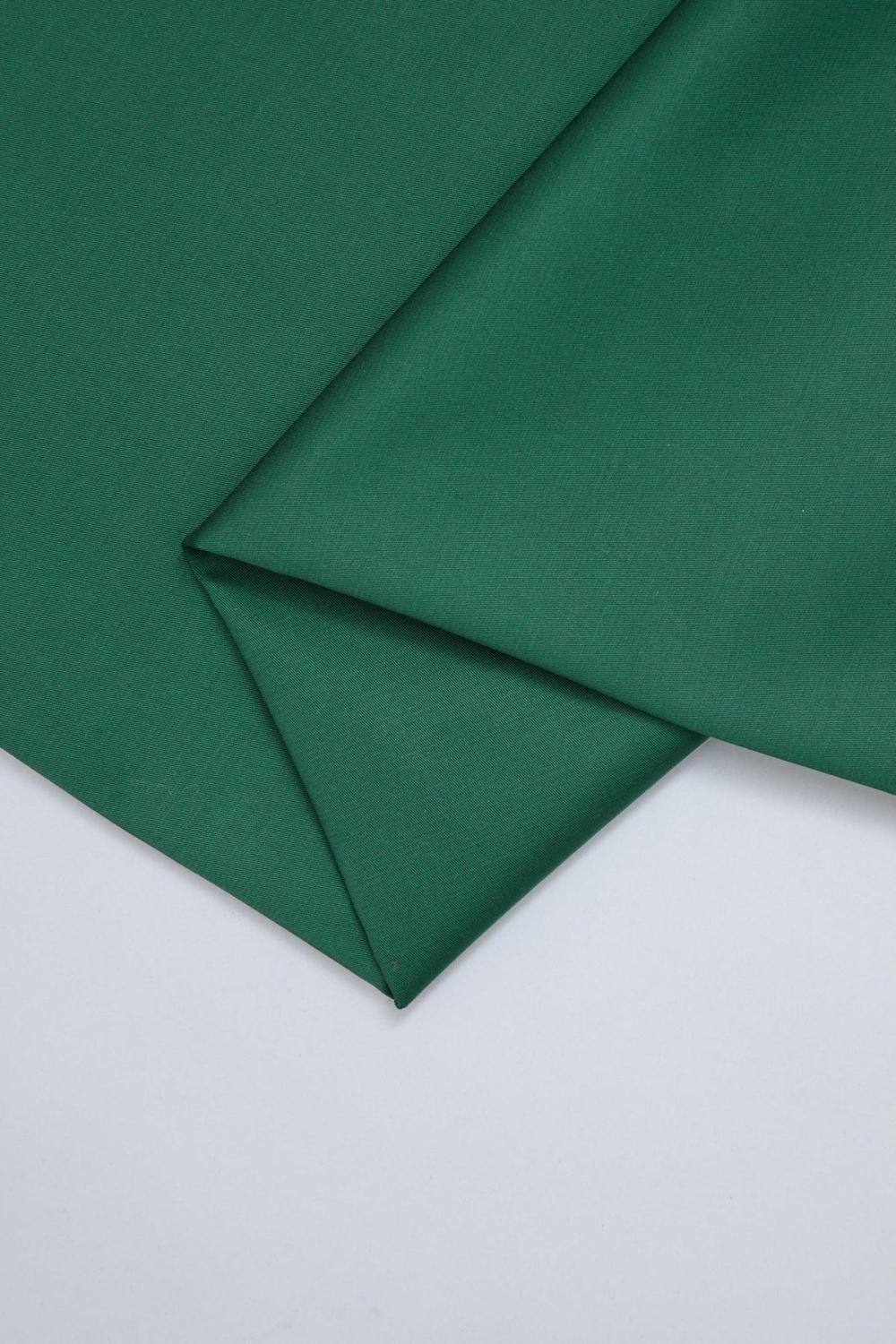 Bomullstwill med stretch Grangrön (Chalky green), mind the MAKER, ekologisk