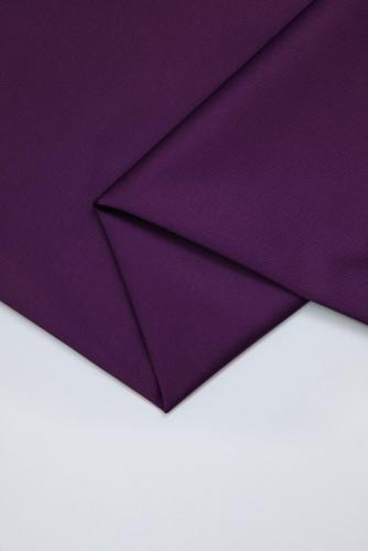 Bomullstwill med stretch Plommonlila (Plum), mind the MAKER, ekologisk