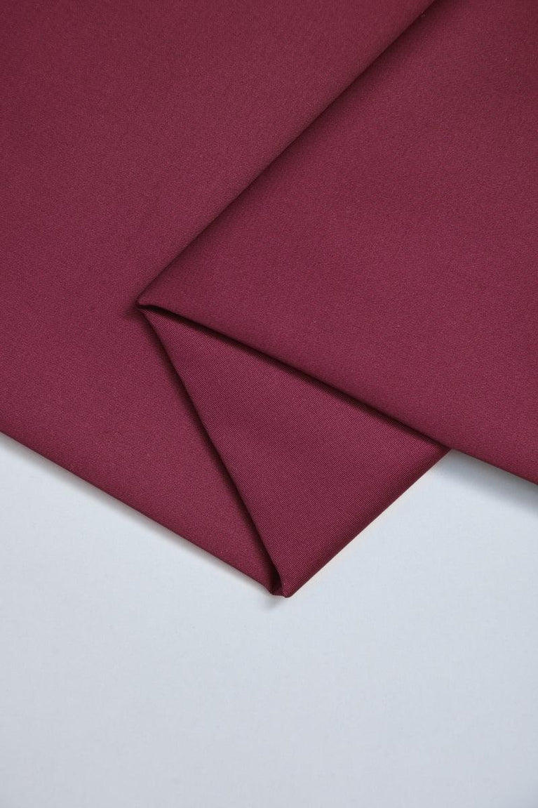 Bomullstwill med stretch Cerise (Fuchsia), mind the MAKER, ekologisk