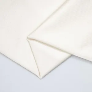 Bomullstwill med stretch - Creme (Creamy white)