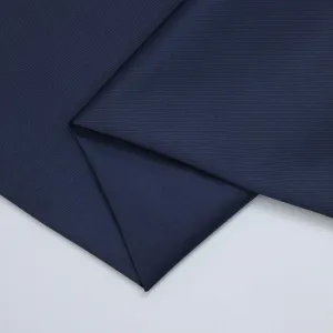 Bomullstwill med stretch - Mörk marinblå (Indigo night)
