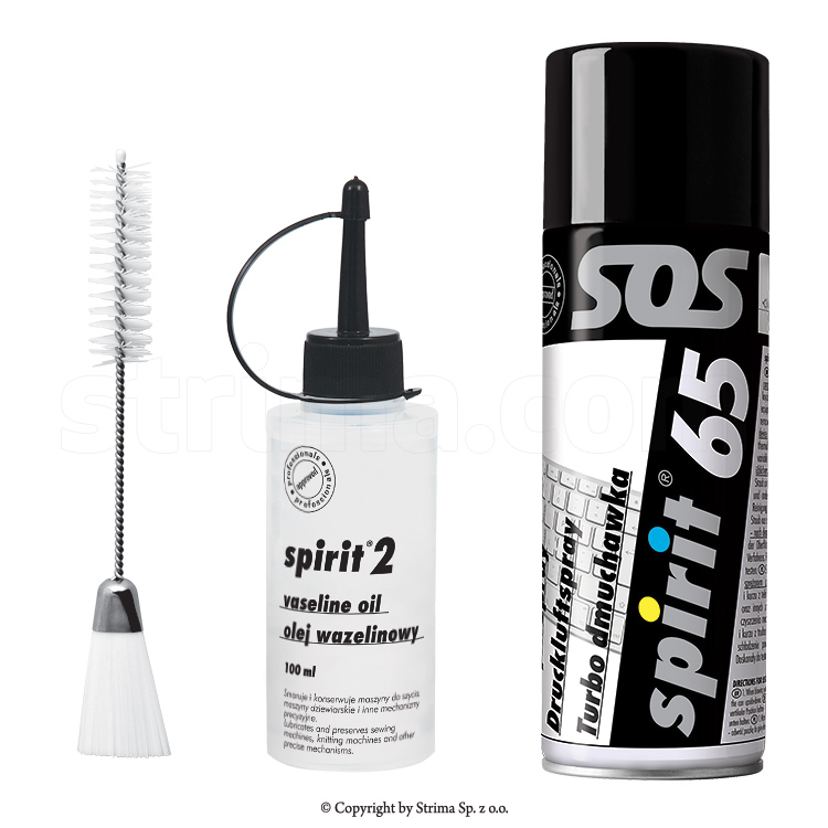 Rengöringsset till Symaskin - Olja, luftspray och borste