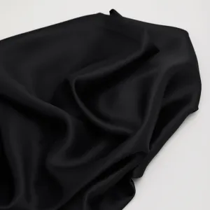 Viskosfoder Twill - Svart