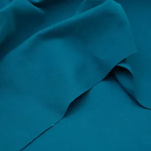 Bomullscanvas Heavy Washed - Petrolblå (Ocean)