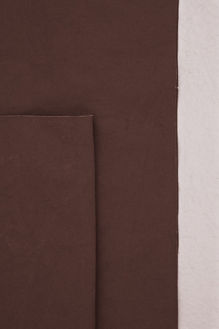 Bomullscanvas Heavy Washed Mörkbrun (Umber), mind the MAKER