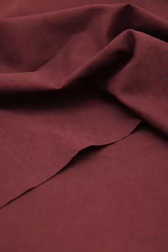 Bomullscanvas Heavy Washed Vinröd (Mulberry), mind the MAKER