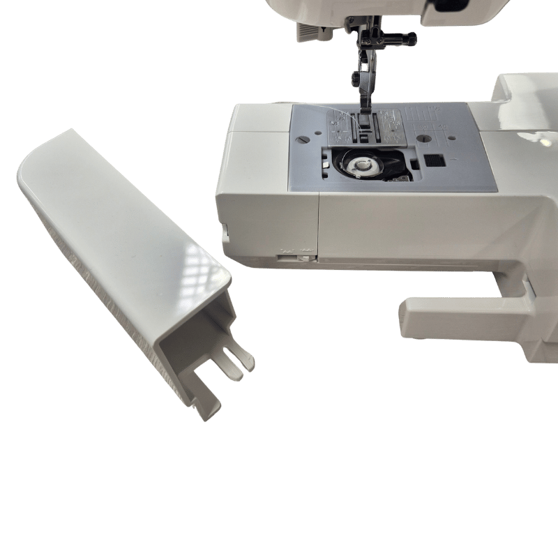 Driva med borttagen tillbehörslåda visar kompakt storlek