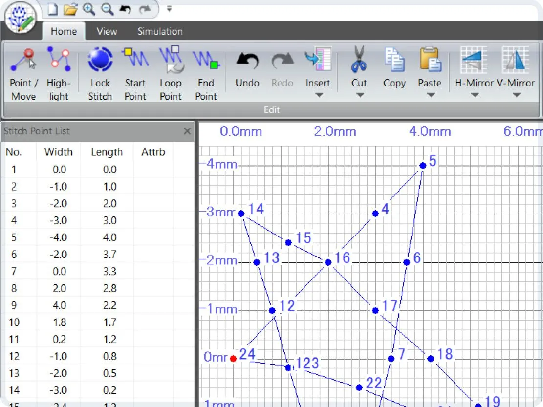 Stitch Composer programvara för Janome 9480QCP