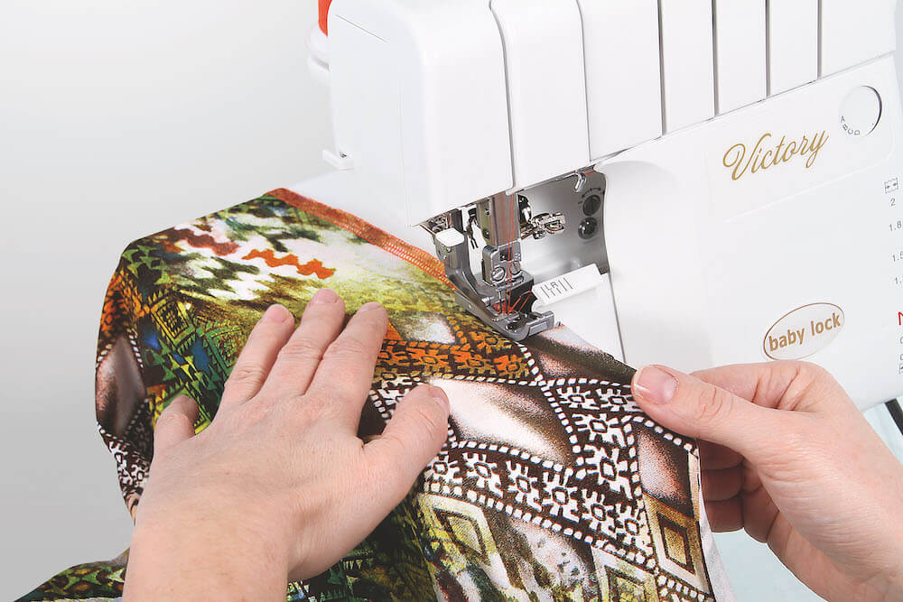 ATD automatisk trådleverans på Baby Lock Victory