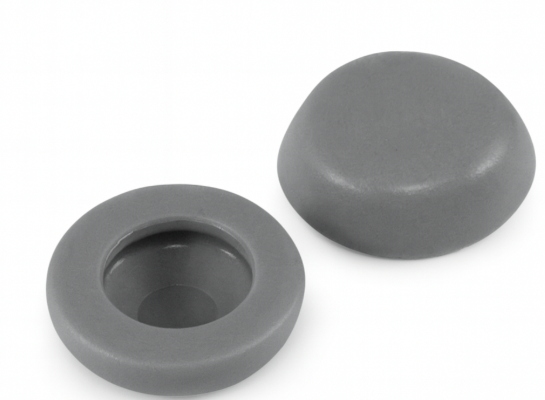 Täckhatt 12/7 mellangrå