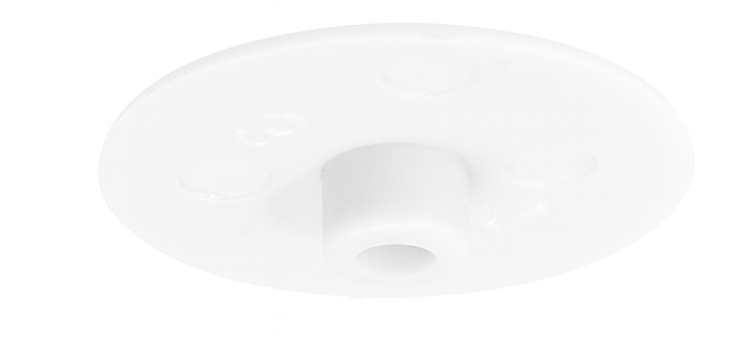 Täckplugg för minifix, vit