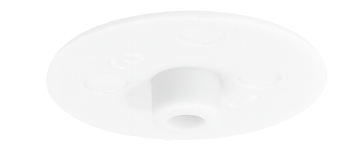 Täckplugg för minifix, vit