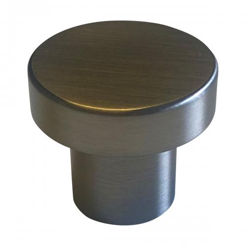 Knopp Ø25mm med rostfri look