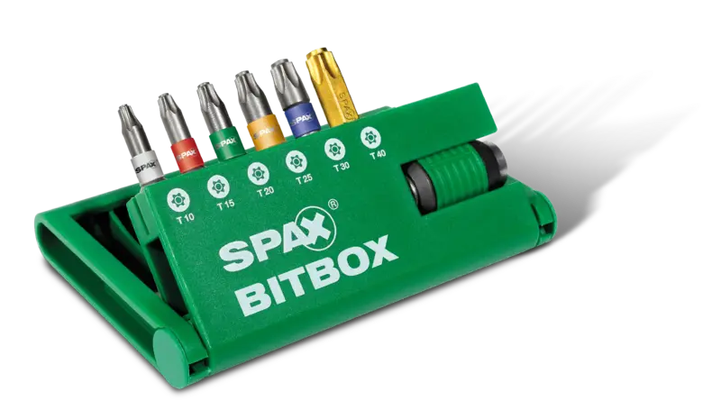 SPAX Torx bits 6-pack – Säkert grepp & lång hållbarhet