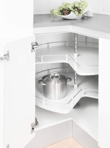 Pelly 3/4 karusell vit med träbotten