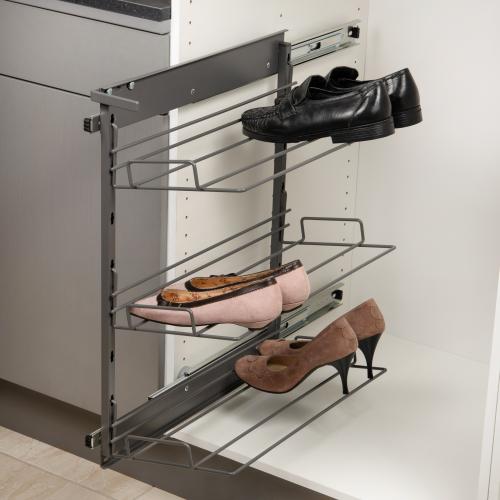 Pelly skoutdrag med 3 hyllor - Antracit