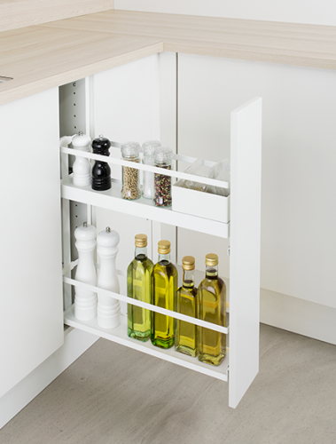 Pelly smalt utdrag för kryddor och flaskor-150mm skåp