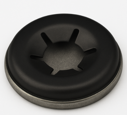 Låsbricka med kapsel