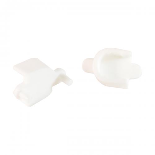 Garderob stånghållare plast 5mm tapp c/c 32mm