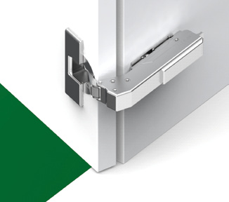 Grass Tiomos 110/90E Impresso med dämpning, innanförliggande ramgångjärn