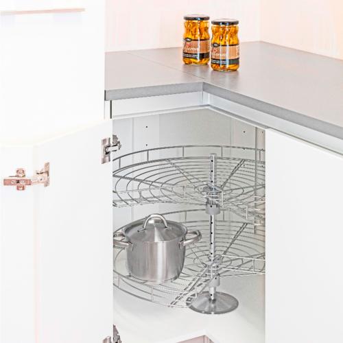 KARUSELL 3/4 COMPACT BASIC VIT SKÅP 880X510MM BOTTEN M.