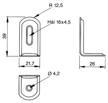 MÖBELVINKEL 501 FZB 39x26x22