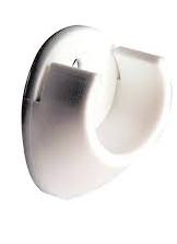 RÖRHÅLLARE 19MM VIT PLAST