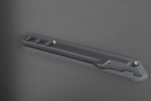 Skena till tråd- och meshbackar