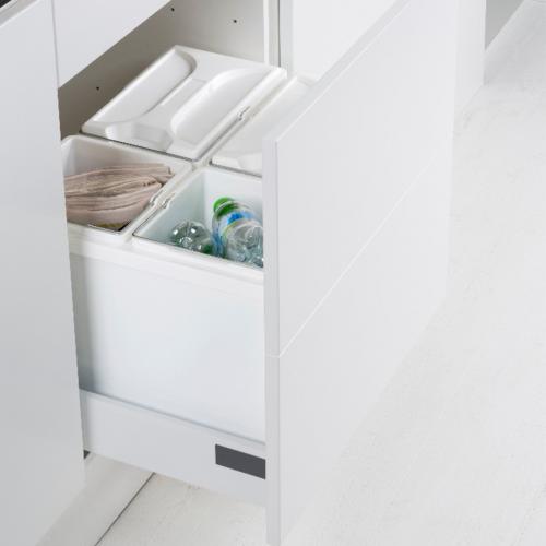 SOPUTDRAG/LÅDA 600 SILV MED SIDA DJUP 450 MM
