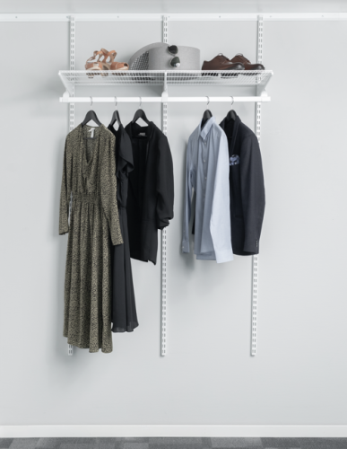 Pelly System - Hyllplan och garderobsstång - Startpaket