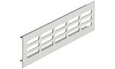 Ventilationsgaller 100 mm höjd, silver – Finns i flera längder