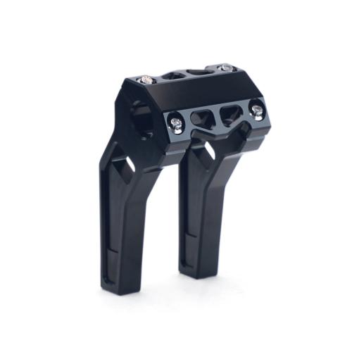 LA Choppers Performance 6" Pull Back Risers, Svart