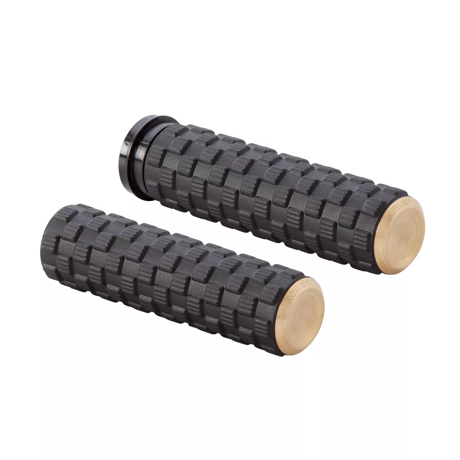 Arlen Ness Airtrax Grips for Harley TBW, Brass