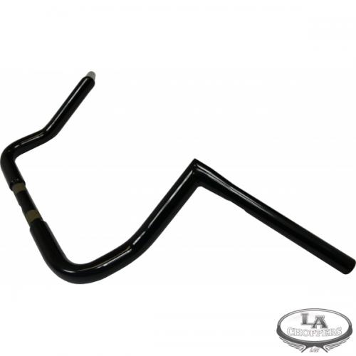 LA Choppers Twin Peaks Ape Hanger 25,4 cm (10") Gloss Black