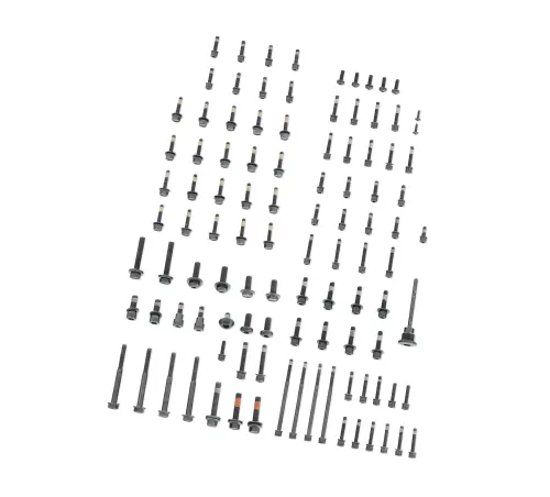 H-D Full Engine Hardware Kit till 17-Upp HD Touring, Svart