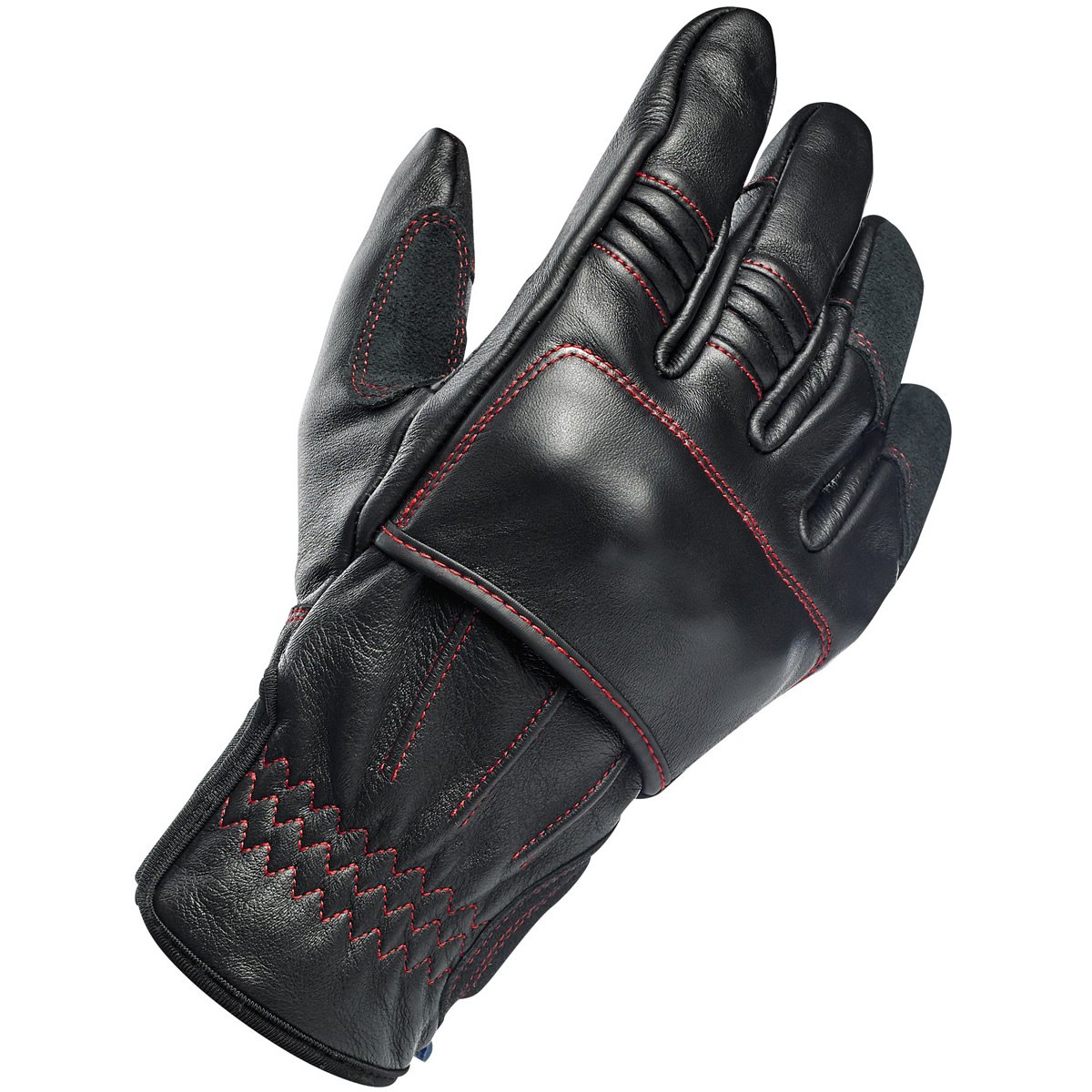 Biltwell Belden Leather Glove, Redline
