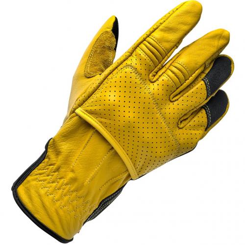 Biltwell Borrego Leather Glove, Yellow