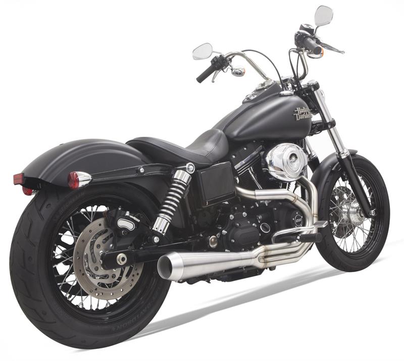 Bassani Road Rage 3 Stainless Exhaust for 91-17 H-D Dyna