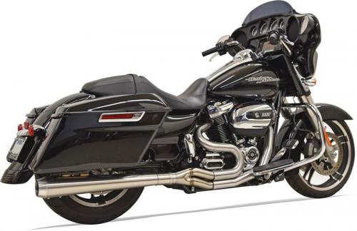 Bassani Road Rage 3 Stainless 2-1 Exhaust for 17-Up HD Touring