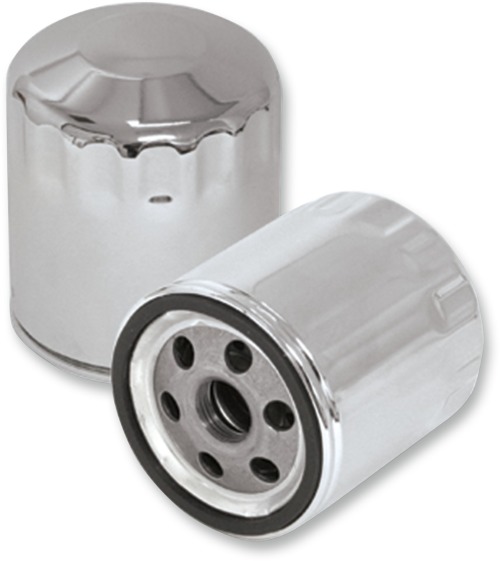 S&S Oil Filter for Harley M8 & TC, Chrome
