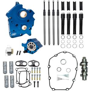 S&S 465C Chain Drive Cam Chest Kit for 17-Up HD M8 Oil-Cooled, Black