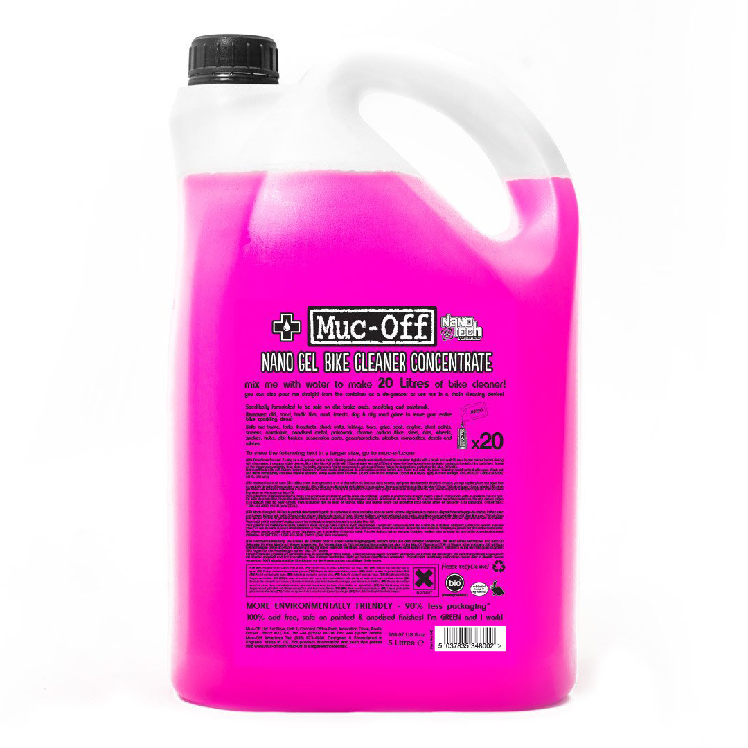 Muc-Off Nano Gel Motorcycle Concentrate 5L
