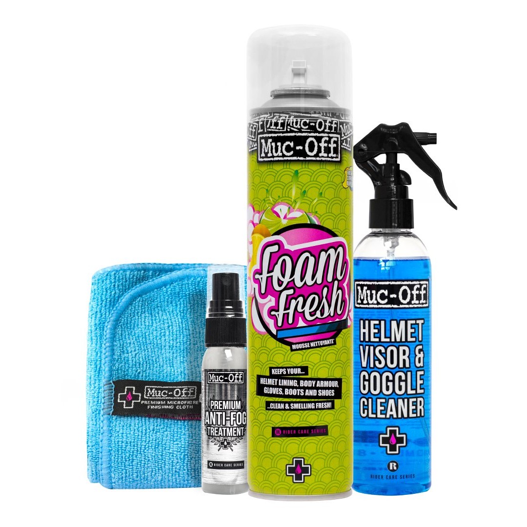 Muc-Off Care Kit for Motorcycle Helmets