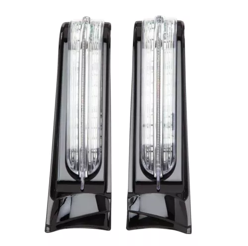 Ciro Filler Panels Amber Turn Signals till 14-Upp HD Touring