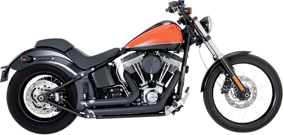 Vance & Hines Shortshots Staggered Exhaust for 12-17 HD Softail
